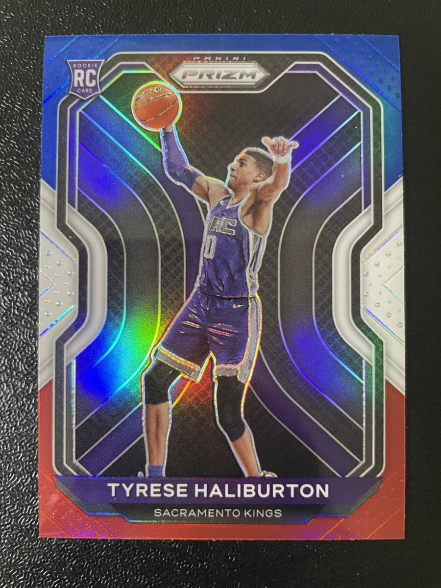 Tyrese Haliburton タイリース・ハリバートン 2020-21 Panini NBA Prizm Rookie rwb 3色パラレル　キングス ペイサーズ 大活躍！_画像1