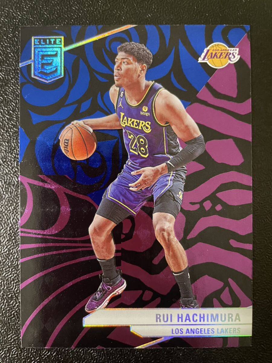 1円スタート！SSP！2023-24 Panini elite rui hachimura Mixorama SSP パラレル NBAカード レイカーズユニフォーム elite初 八村塁の画像1