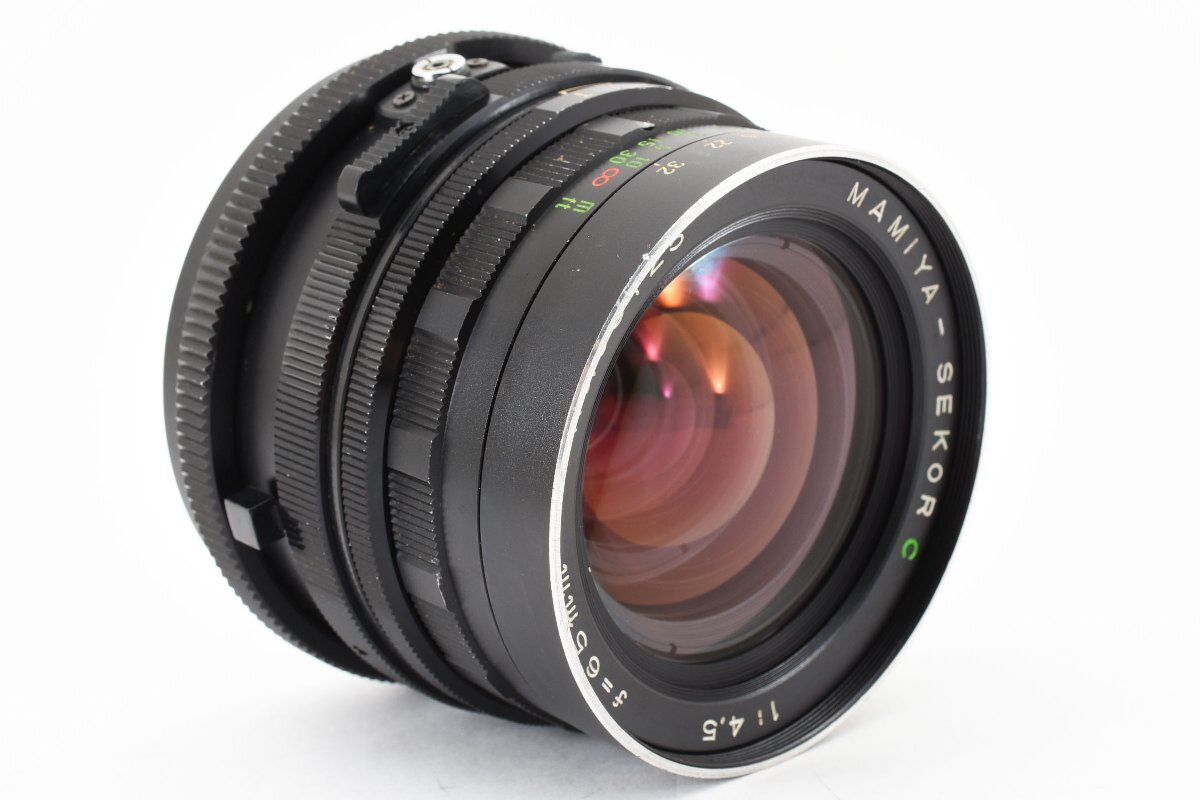 【A良品】マミヤ Mamiya Sekor C 65mm f/4.5 広角 中判レンズ RB67シリーズ用 動作確認済み！2104764の画像5