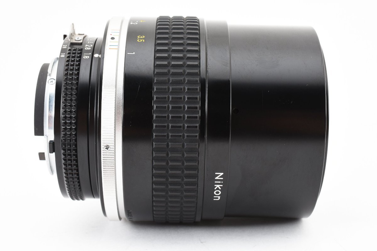 【美品】ニコン Nikon Ai-s Nikkor 105mm f/1.8 高級 望遠 単焦点レンズ Fマウント 試写・動作確認済み！2104773_画像10