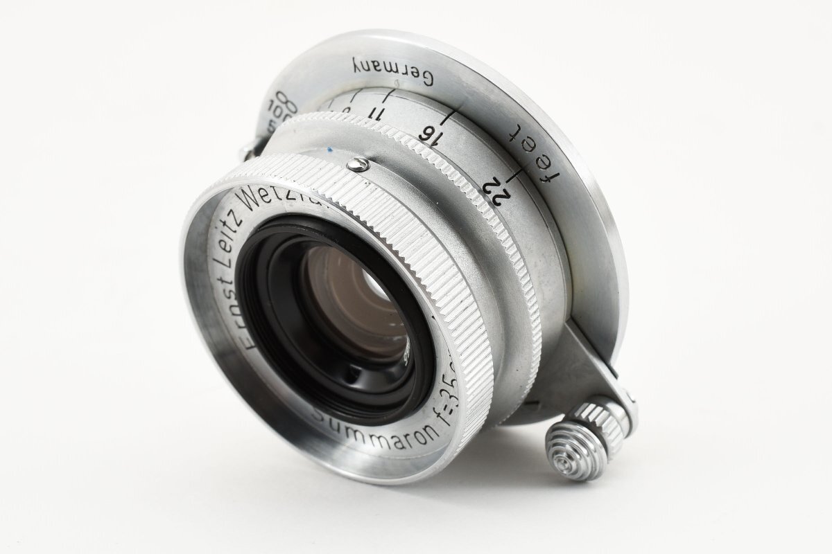 【美品】ライカ Leica Leitz Summaron 35mm F/3.5 1952年 ドイツ製 広角 単焦点レンズ L39マウント 試写・動作確認済み！2105958_画像3