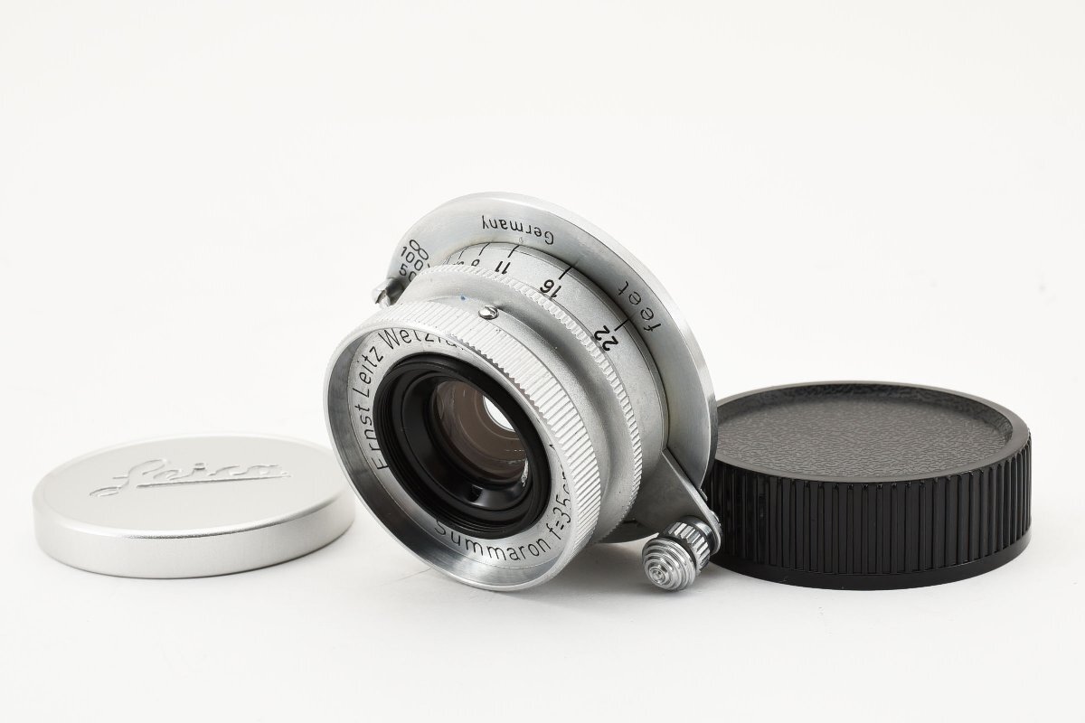 【美品】ライカ Leica Leitz Summaron 35mm F/3.5 1952年 ドイツ製 広角 単焦点レンズ L39マウント 試写・動作確認済み！2105958_画像2