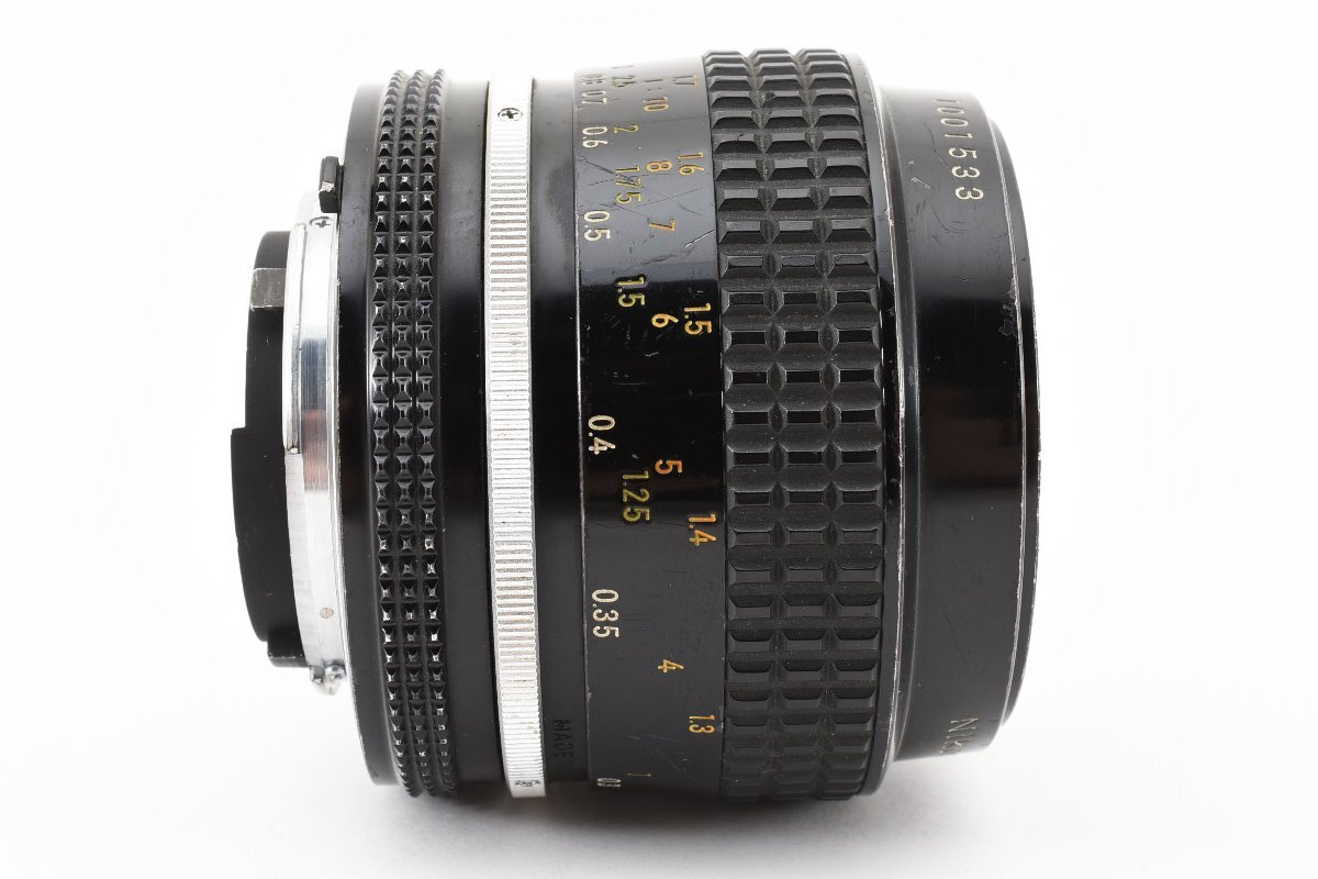 【良品】ニコン Nikon Ai Micro-NIKKOR 55mm f/3.5 光学綺麗！マクロ 単焦点レンズ Fマウント 試写・動作確認済み！2109484_画像10