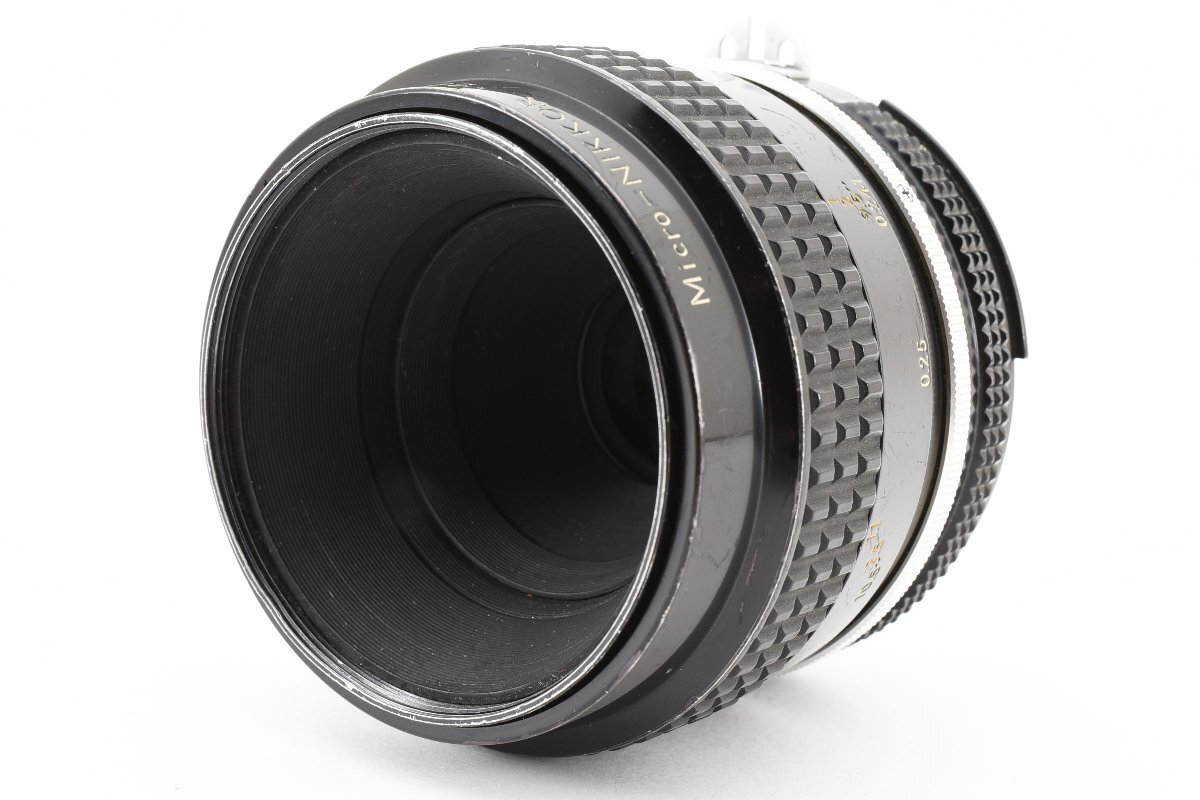 【良品】ニコン Nikon Ai Micro-NIKKOR 55mm f/3.5 光学綺麗！マクロ 単焦点レンズ Fマウント 試写・動作確認済み！2109484_画像3