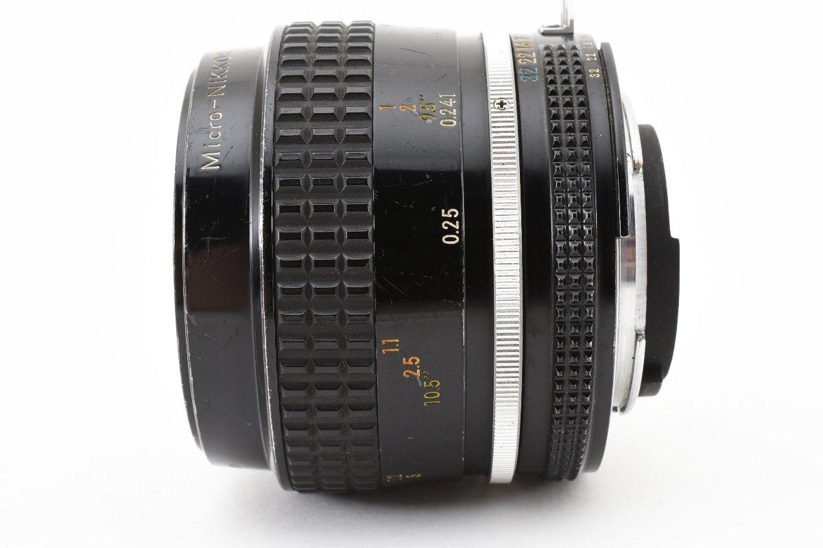 【良品】ニコン Nikon Ai Micro-NIKKOR 55mm f/3.5 光学綺麗！マクロ 単焦点レンズ Fマウント 試写・動作確認済み！2109484_画像9