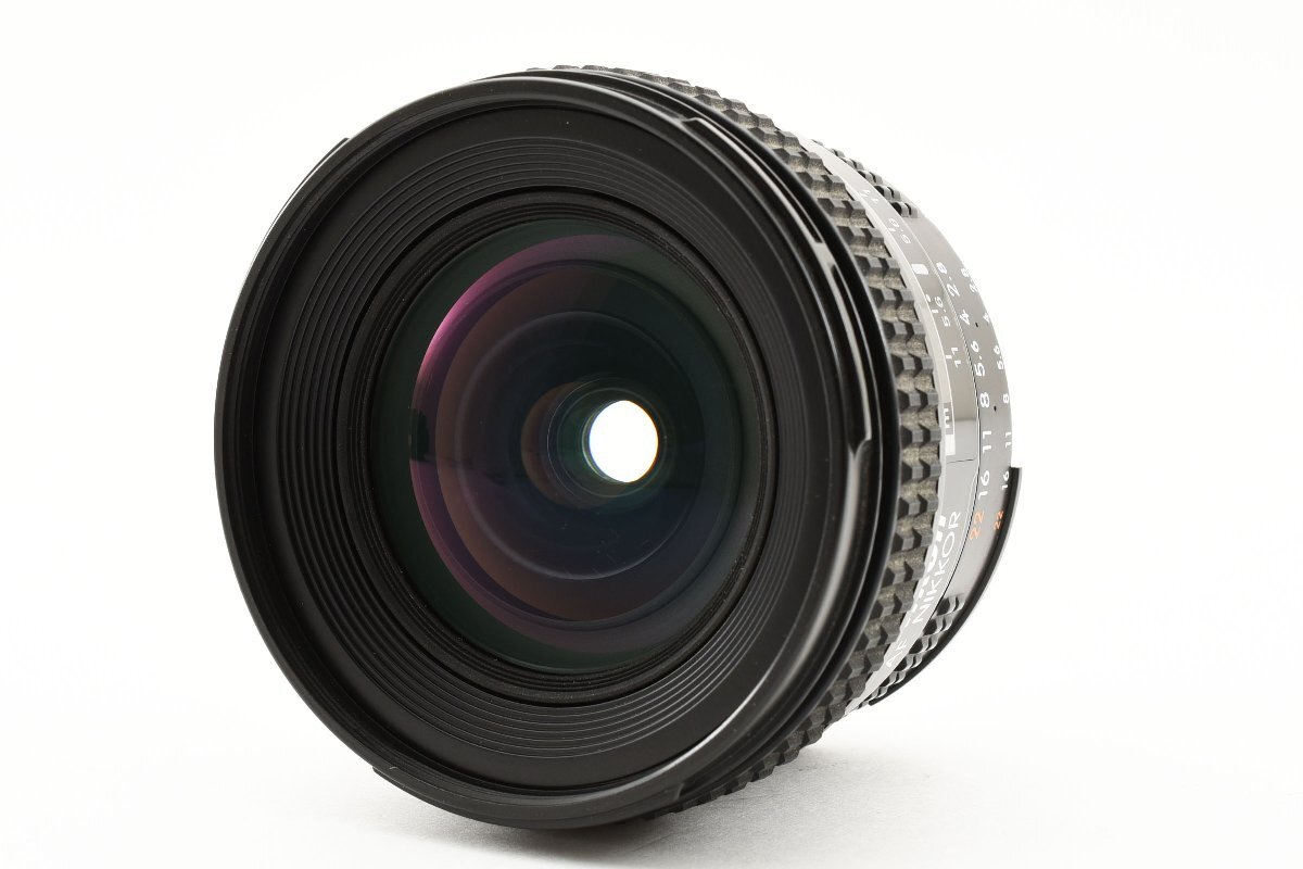 【美品】ニコン Nikon AF Nikkor 20mm f/2.8 D 広角 オートフォーカスレンズ Fマウント 試写・動作確認済み！2111370_画像3