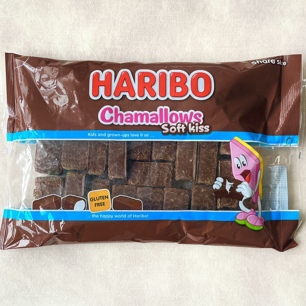 HARIBO【日本未販売】chamallows soft kiss 300g チョコ HARIBO【日本未販売】chamallows soft kiss 300g チョコ
