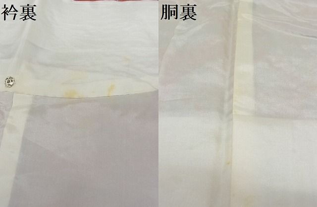 平和屋-こころ店■上質な小紋　絞り　紬地　草花文　正絹　逸品　AAAC4899Bwt_画像6