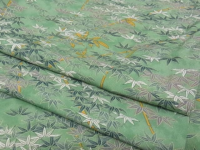  flat peace shop river interval shop # fine pattern . bamboo writing dress length 156cm sleeve length 63cm... kimono B-oa4995