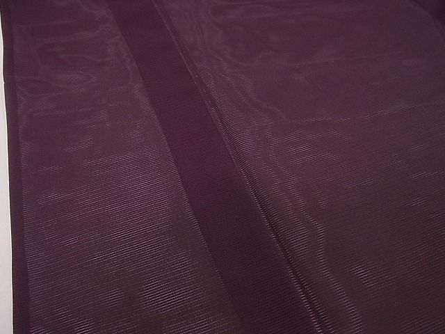 平和屋川間店■夏物 色無地 絽 似せ紫色 洗える着物 gh4692の画像4