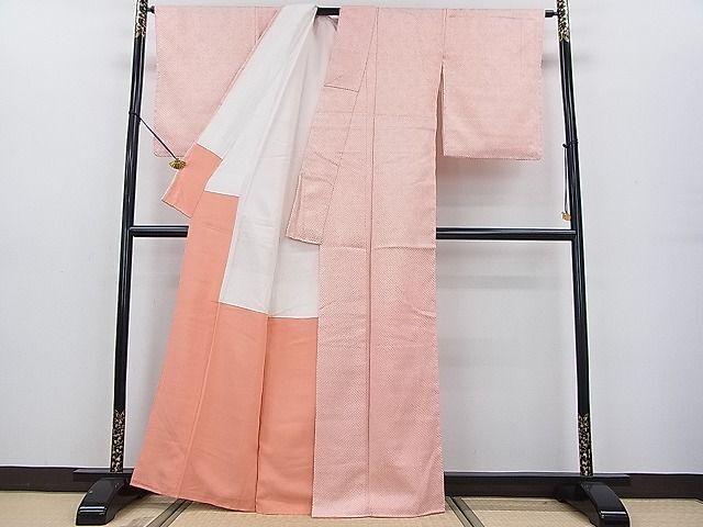 平和屋2■大変加工の良い総絞り小紋　逸品　未使用　DAAA8544fe_画像3