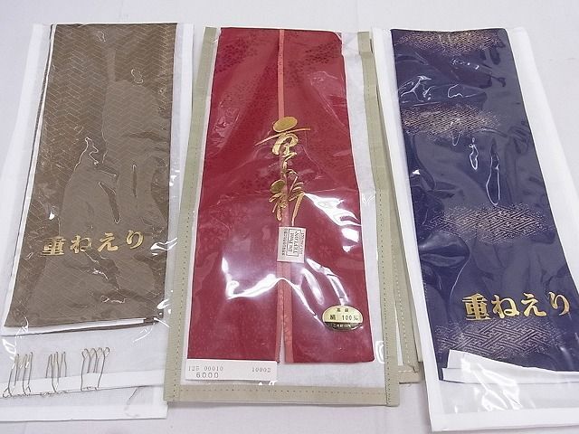 平和屋2■和装小物 重ね衿まとめて20点 伊達衿 未使用品あり 逸品 DAAB6383zzzの画像5