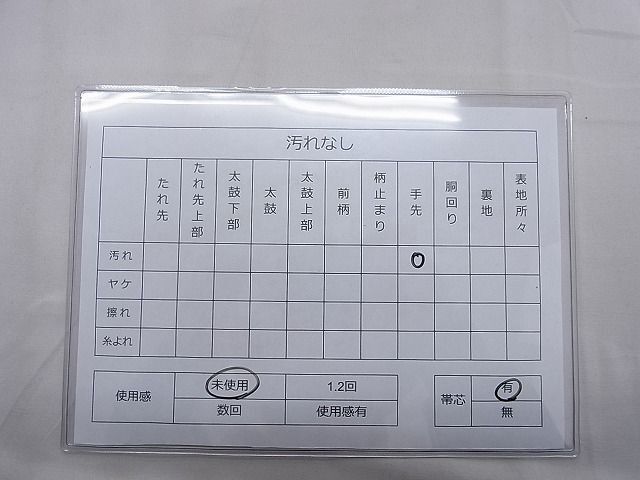 平和屋野田店◎全通柄袋帯　唐織　東海道五拾三次　金銀糸　逸品　未使用　BAAC5068ac_画像9