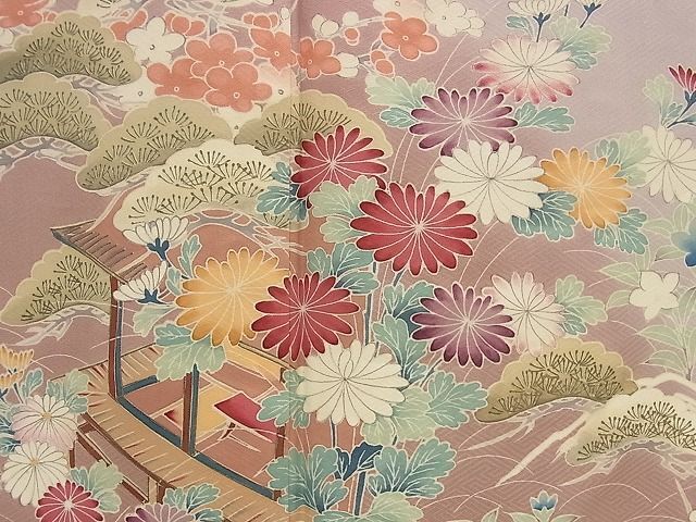 平和屋■1円 訪問着 まとめて 50点 孔雀 薔薇 花柄 友禅 手描き 駒刺繍 金彩 など 着用可能多数 未使用品あり 全て正絹 se1428_画像6