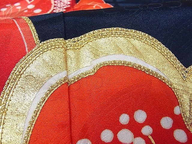 平和屋-こころ店■豪華振袖 駒刺繍 紅白梅 金彩 正絹 逸品 AAAD0612Bnpの画像7
