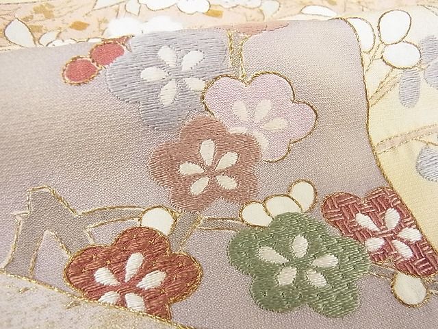 平和屋2■訪問着 刺繍 枝桜 色紙吉祥花文 金糸 逸品 DAAB7811psの画像8