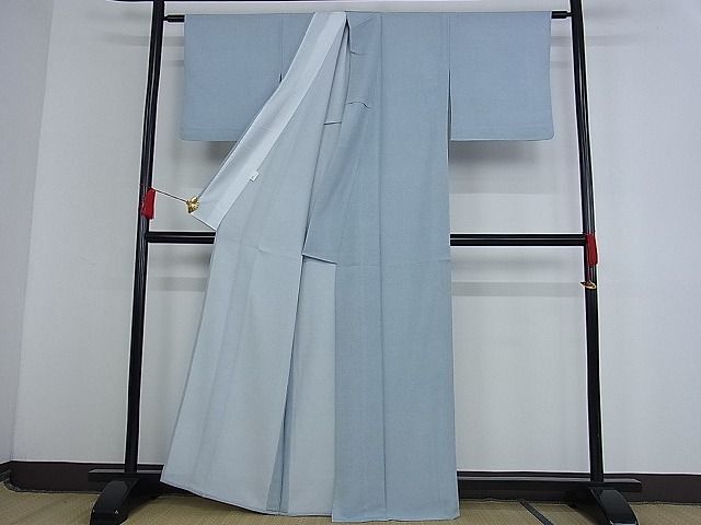 平和屋-こころ店■江戸小紋 単衣 鮫小紋柄 洗える着物 AAAD0494Bnpの画像3