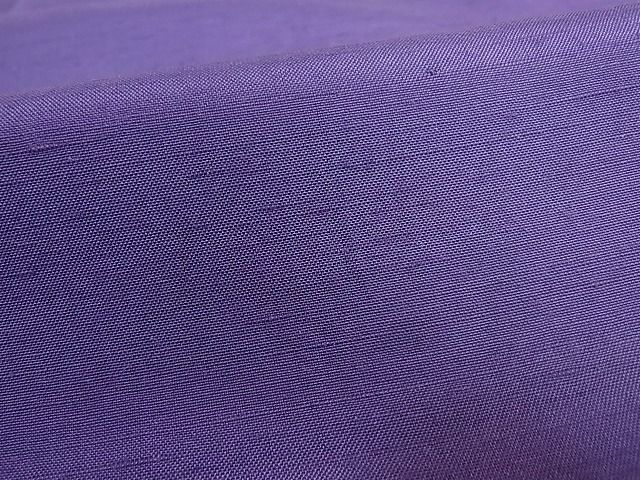 平和屋2■上質な紬 色無地 単衣 本紫色 逸品 DAAB4692icの画像6