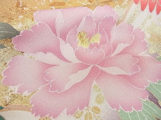 平和屋2■豪華振袖 駒刺繍 御所車花文 暈し染め 金彩 逸品 DAAB8086psの画像8