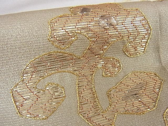 平和屋2■豪華色留袖 竹屋町刺繍 総刺繍 狩猟花文 金銀糸 逸品 DAAB8071psの画像8