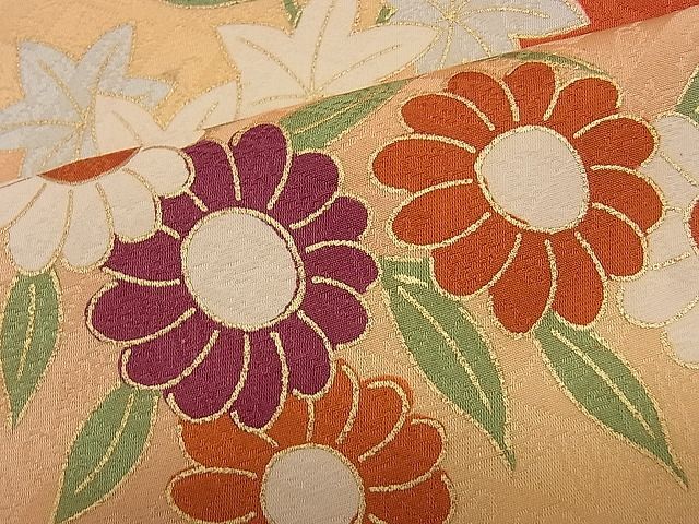 平和屋川間店■豪華振袖　駒刺繍　花車文　金彩　逸品　ut3461_画像9