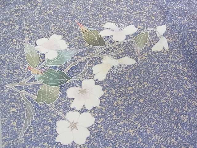 平和屋2■付下げ 友禅作家物 枝花文 逸品 DAAA4708arの画像4