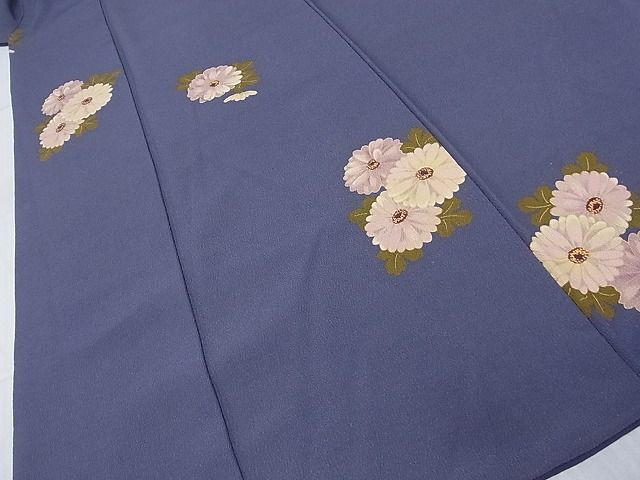 平和屋-こころ店■上質な小紋　舞花文　金彩　高島屋扱い　正絹　逸品　AAAD6819Bwt_画像3