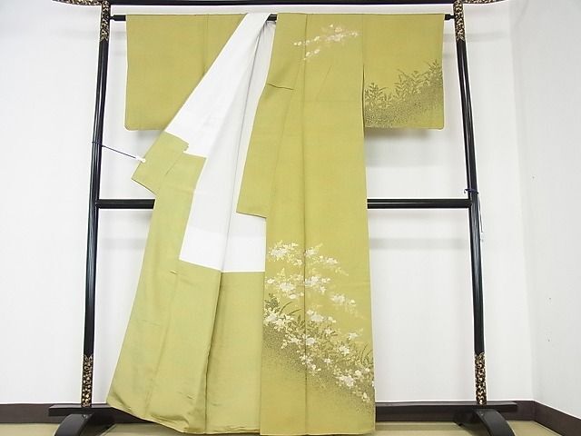 平和屋2■訪問着　草花文　金彩　ますいわ屋扱い　逸品　DAAB8173ps_画像2