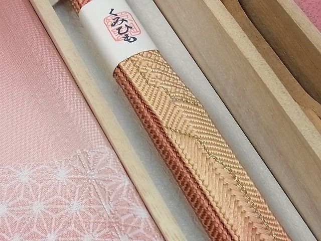  flat мир магазин 1# аксессуары для кимоно высококачественный obi shime * obi age совместно 2 комплект вышивка . вода слива документ дорога длина лен. лист документ .. окраска замечательная вещь не использовался CAAC7436ju