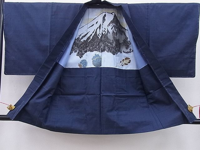  flat peace shop Noda shop # man genuine Ooshima pongee ensemble 100 turtle . excellent article unused BAAD0250gh