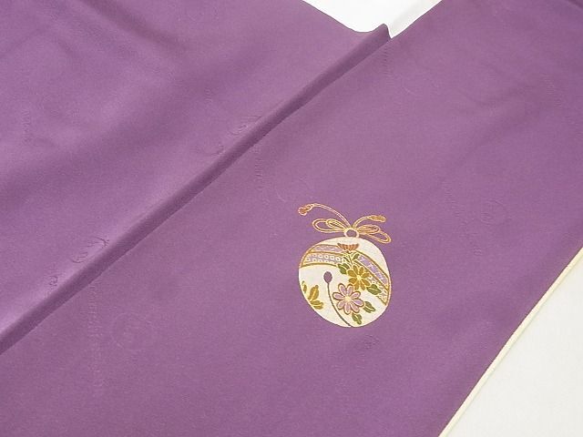 平和屋-こころ店■ファッションブランド hiromichi nakano ヒロミチナカノ 色無地 紋意匠 卵色 やまと誂製 正絹 逸品 AAAD4355Ataの画像8