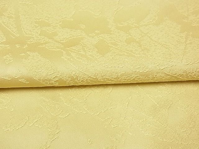 平和屋-こころ店■ファッションブランド hiromichi nakano ヒロミチナカノ 色無地 紋意匠 卵色 やまと誂製 正絹 逸品 AAAD4355Ataの画像5