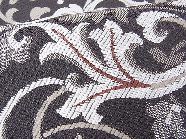  flat peace shop 1# 9 size Nagoya obi Tang . writing silver thread excellent article CAAB0231fb