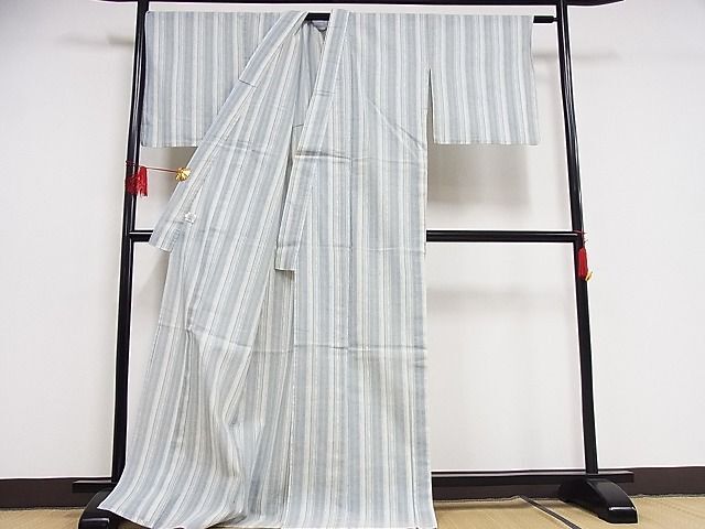  flat peace shop - here . shop # summer thing establishment Meiji 27 year Japan . three . fine pattern * yukata combined use ... woven interval road cotton flax excellent article AAAE3841Bph