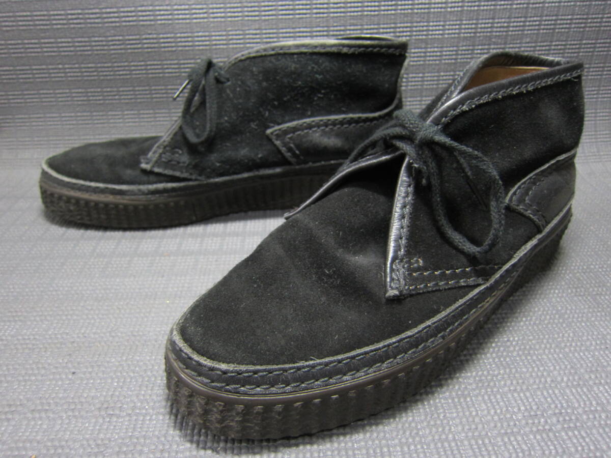 REGAL COUNTRY リーガル カントリー　チャッカブーツ ショートブーツ 革靴　内寸24.5cm　ブラック　スエード　S2404B_画像1