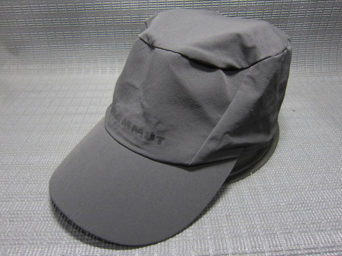 MAMMUT マムート ワークキャップ ラサキャップ 帽子 グレー 57～59cm S2404Dの画像1