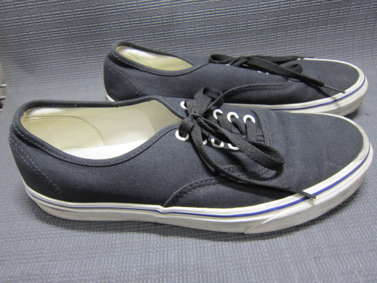 VANS ヴァンズ バンズ　AUTHENTIC オーセンティック　スニーカー　28cm　黒×白　S2404D_画像2