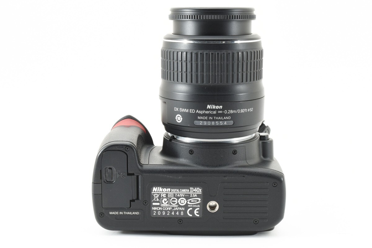 ★美品　動作確認済★ NIKON ニコン D40X Kit 箱 説明書付きショット数 689枚 AF-S DX 18-55mm f3.5-5.6 GⅡ 防湿庫管理 #C759_画像4