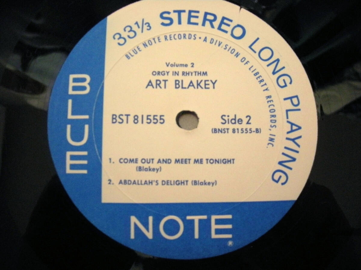 アート・ブレイキー【US盤 LP】ART BLAKEY Orgy In Rhythm - Volume Two | Blue Note BST 81555_画像9