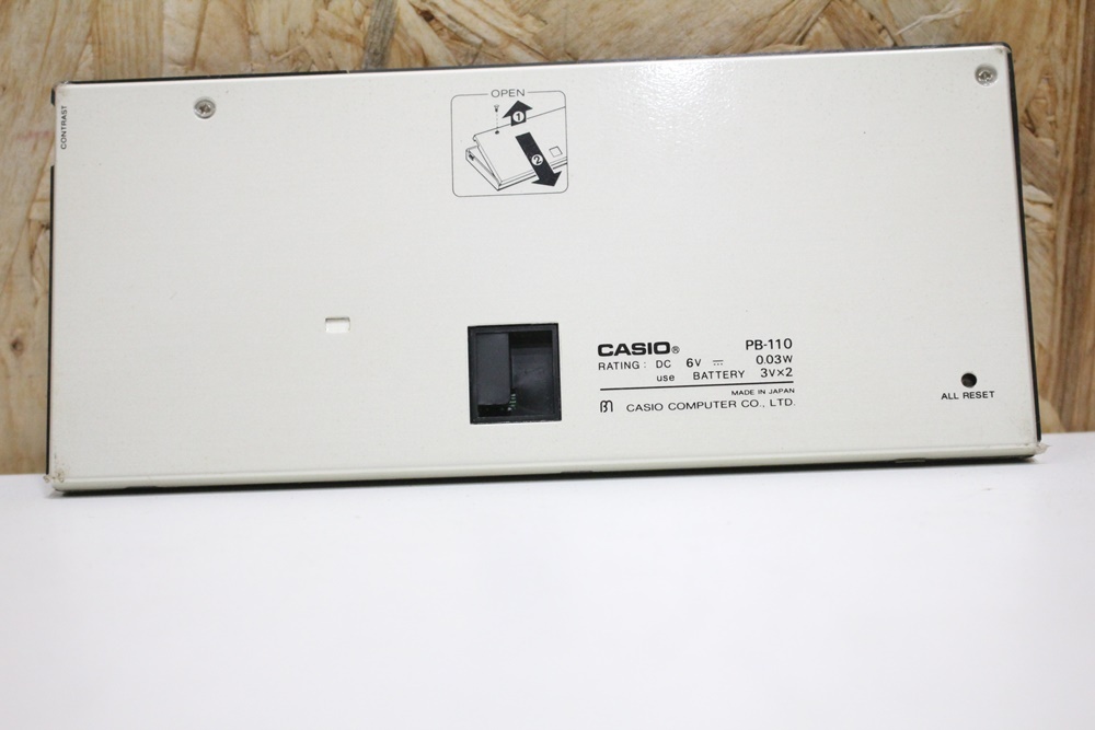 TH03228 CASIO PB-110 ポケットコンピューター 動作未確認 現状品の画像7