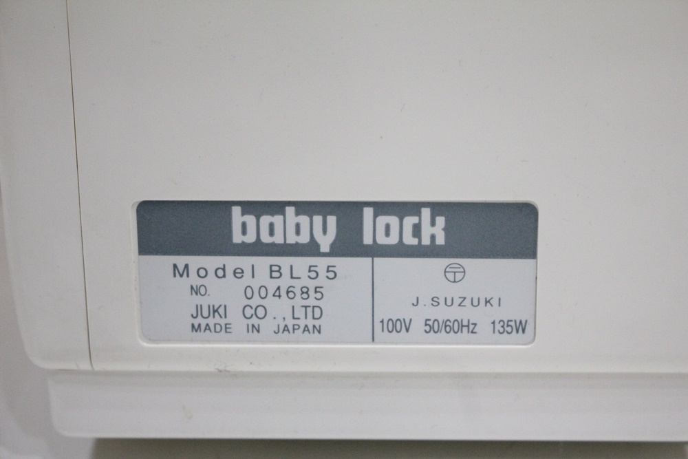 TH03296　JUKI　BL55　baby　lock　衣縫人　ロックミシン　動作確認済　中古品_画像5