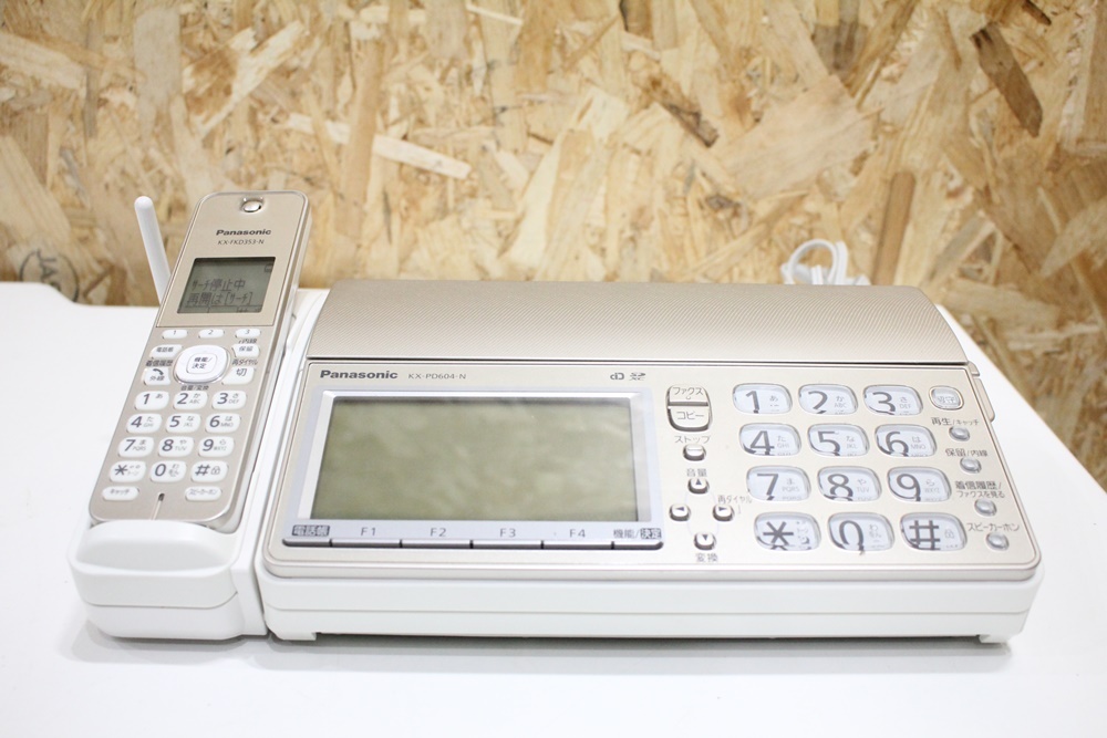 SH03386 Panasonic KX-PD604-N FAX電話機 動作確認済 中古品の画像3