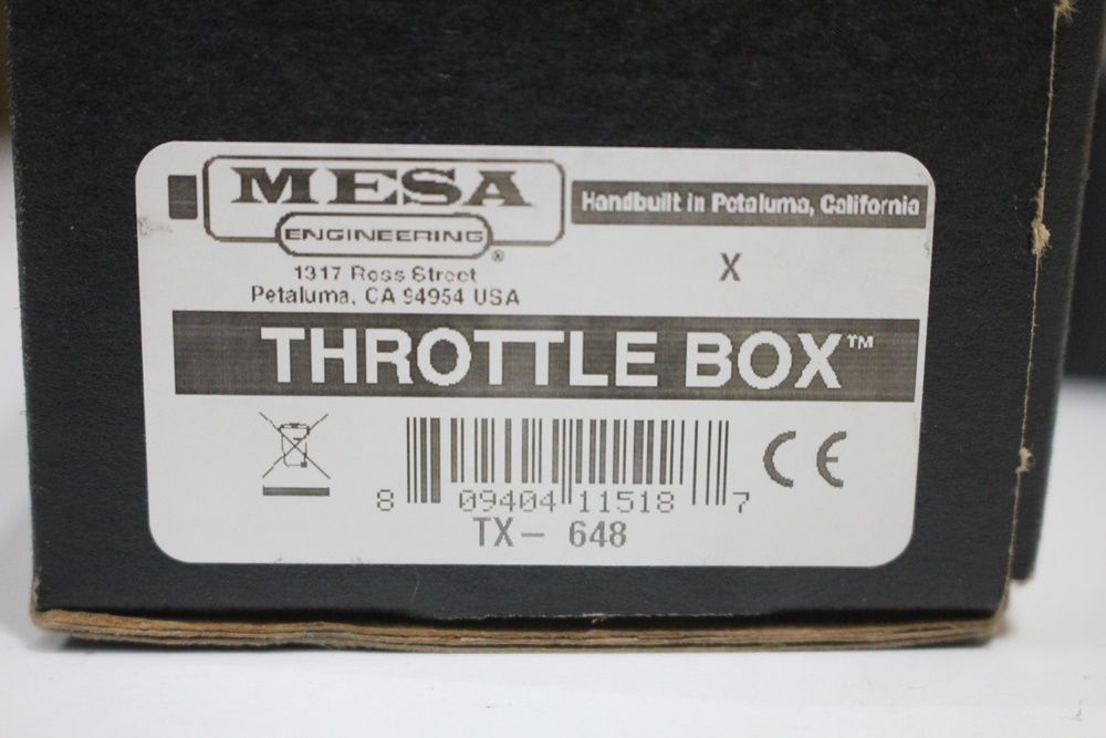 SH04046 MESA THROTTLE BOX エフェクター ディストーション 動作確認済 中古品の画像6