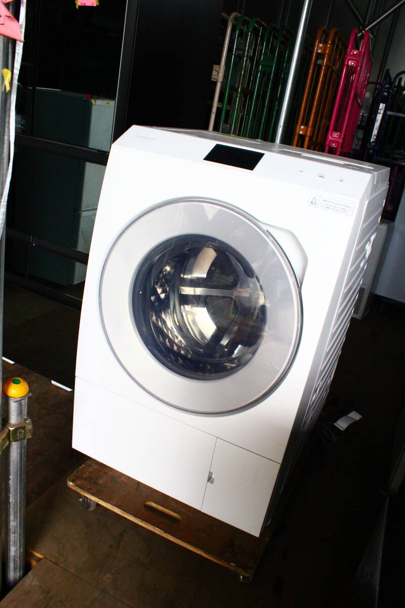 SH03397 Panasonic NA-LX129AL ドラム式 洗濯乾燥機 2022年製 動作品 残保有 中古_画像1