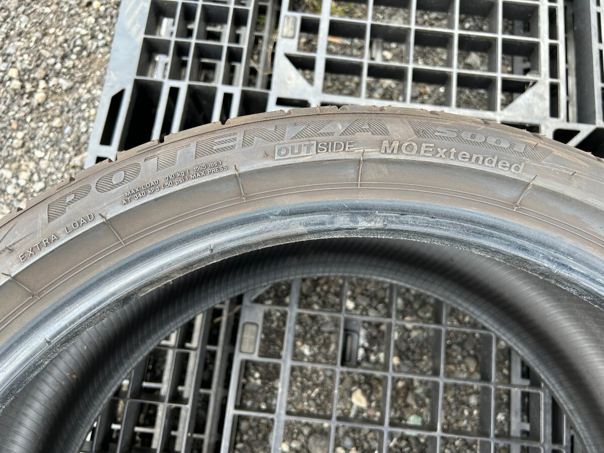 超バリ山 2本セット 255/35R19 POTENZA S001 MOE メルセデス承認 リヤなどに！！ ブリヂストン BRIDGESTONEの画像6