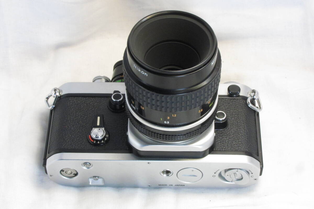 Nikon F2 Photomic MICRO NIKKOR 55mm 1:3.5 ニコン マニュアルカメラの画像6