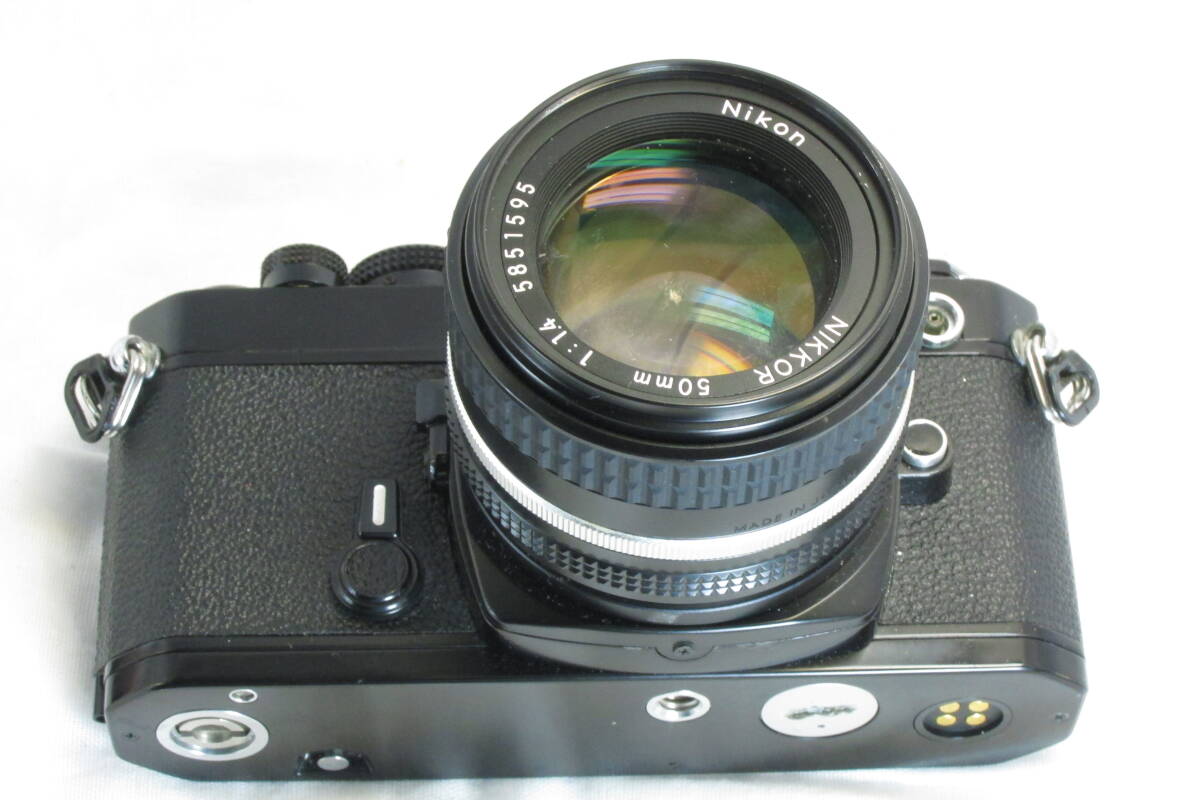 Nikon FM ブラック Ai-s NIKKOR 50mm 1:1.4 マニュアルニコンの画像4