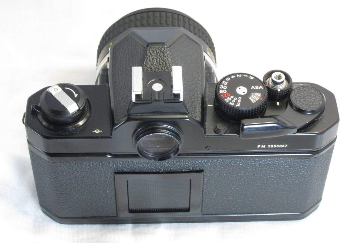 Nikon FM ブラック Ai-s NIKKOR 50mm 1:1.4 マニュアルニコンの画像5