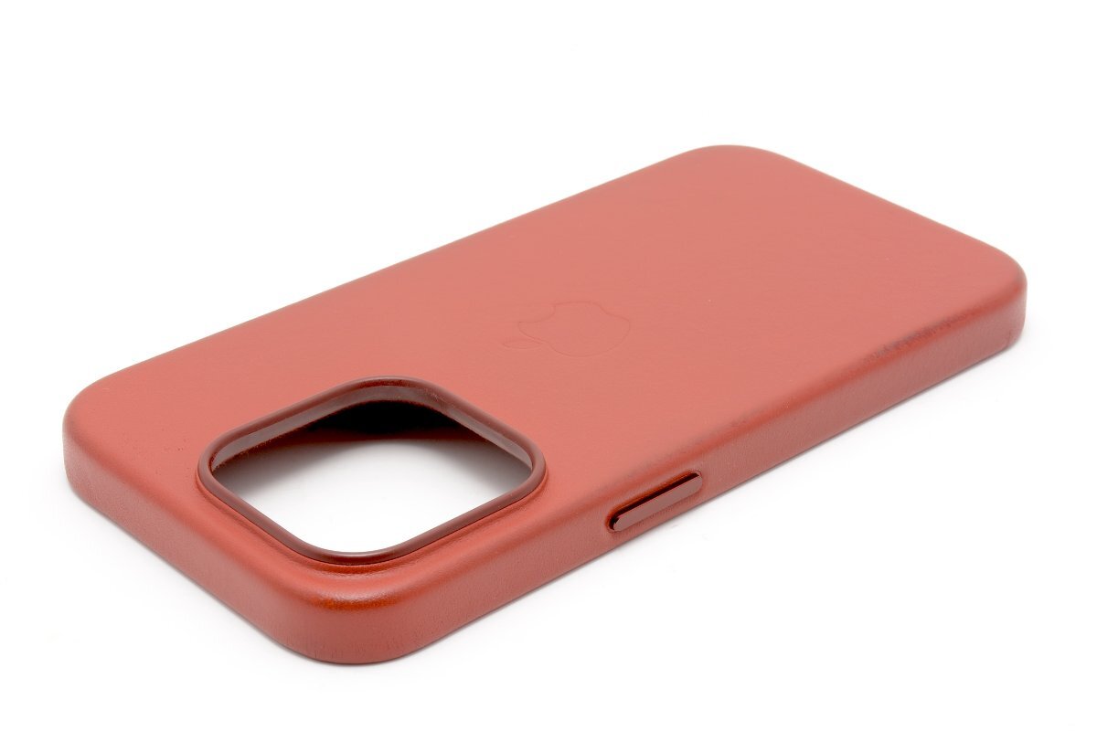 【概ね美品】 Apple iPhone 14 Pro Leather Case Umber MPPK3FE/A iPhone 14 Pro用 MagSafe対応 レザーケース アンバー #4304_画像5
