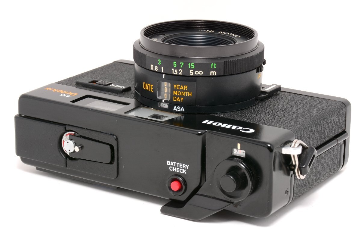 【動作未確認/外観綺麗】Canon A35 Datelux デートルクス(ナイター) キヤノン コンパクトフィルムカメラ #4406の画像3